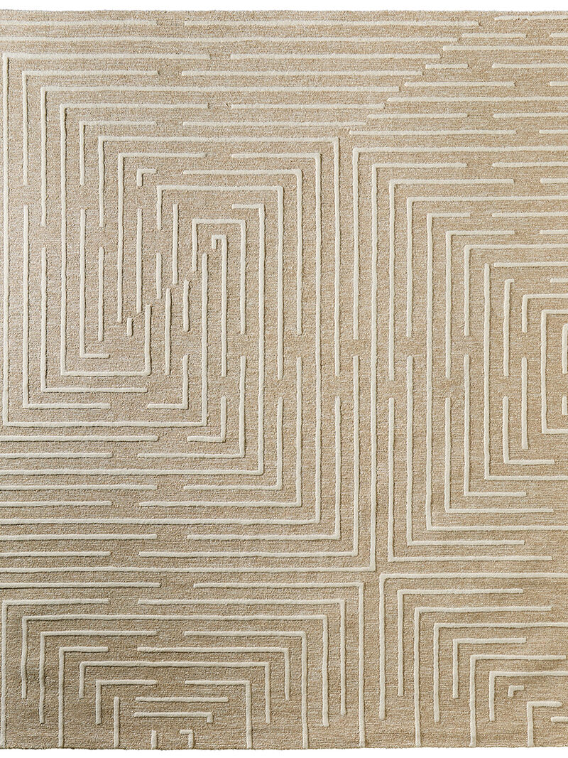 Fenner T8003 Beige/Ivory 5' x 8' Rug By Thom Filcia