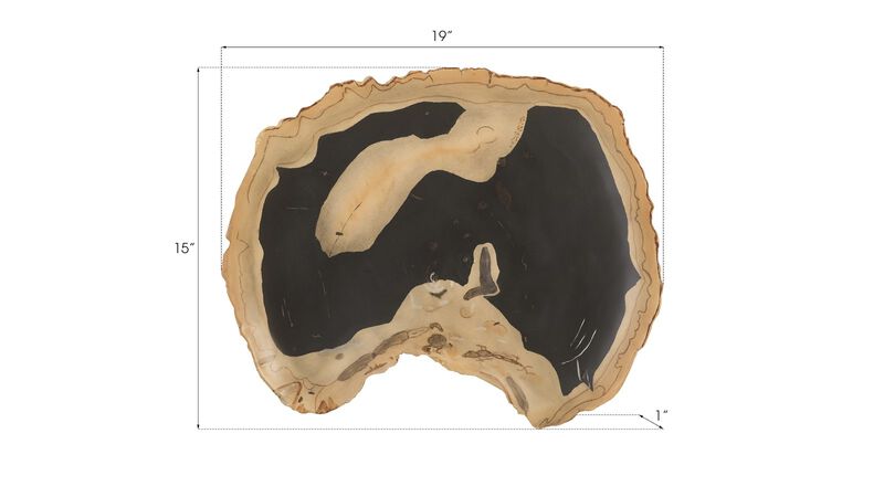 Cast Petrified Wood Thin Wall Tile