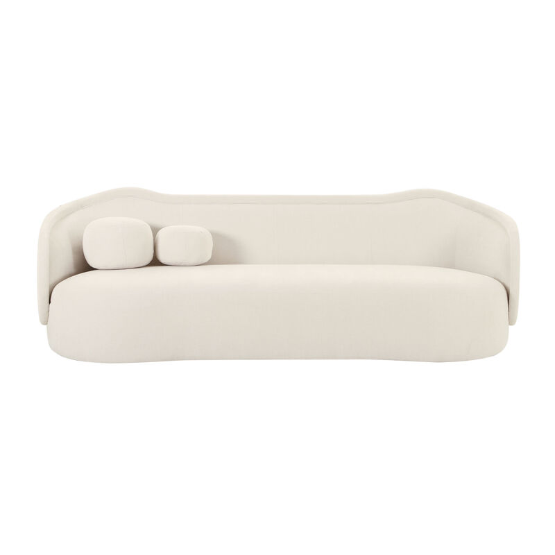 Circe Mauve Textured Velvet Sofa