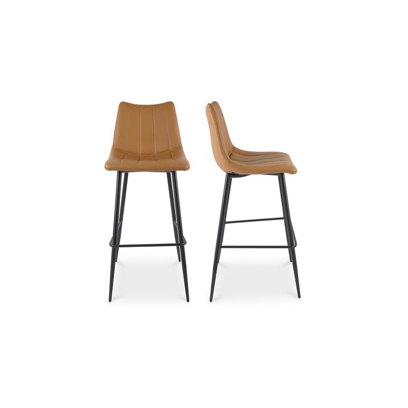 Moe�s Alibi Barstool Tan-Set Of Two