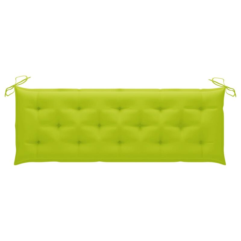 vidaXL Cushion for Swing Chair Bright Green 59.1" Fabric