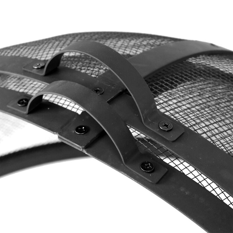 Sunnydaze Easy Access Steel Fire Pit Spark Screen