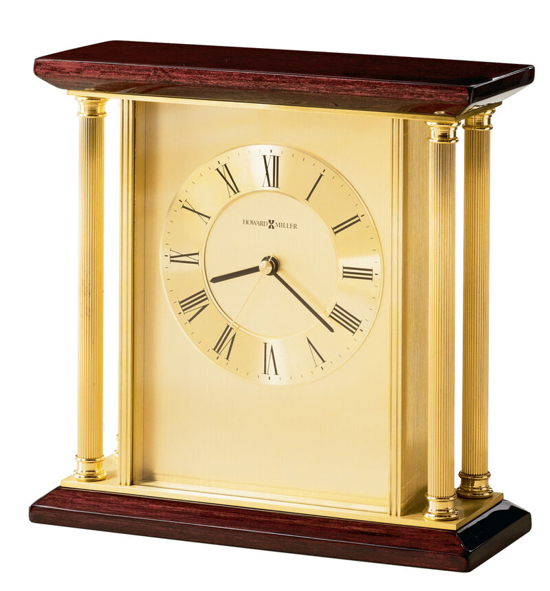 Howard Miller 645391 Howard Miller Carlton Tabletop Clock 645391 Rosewood