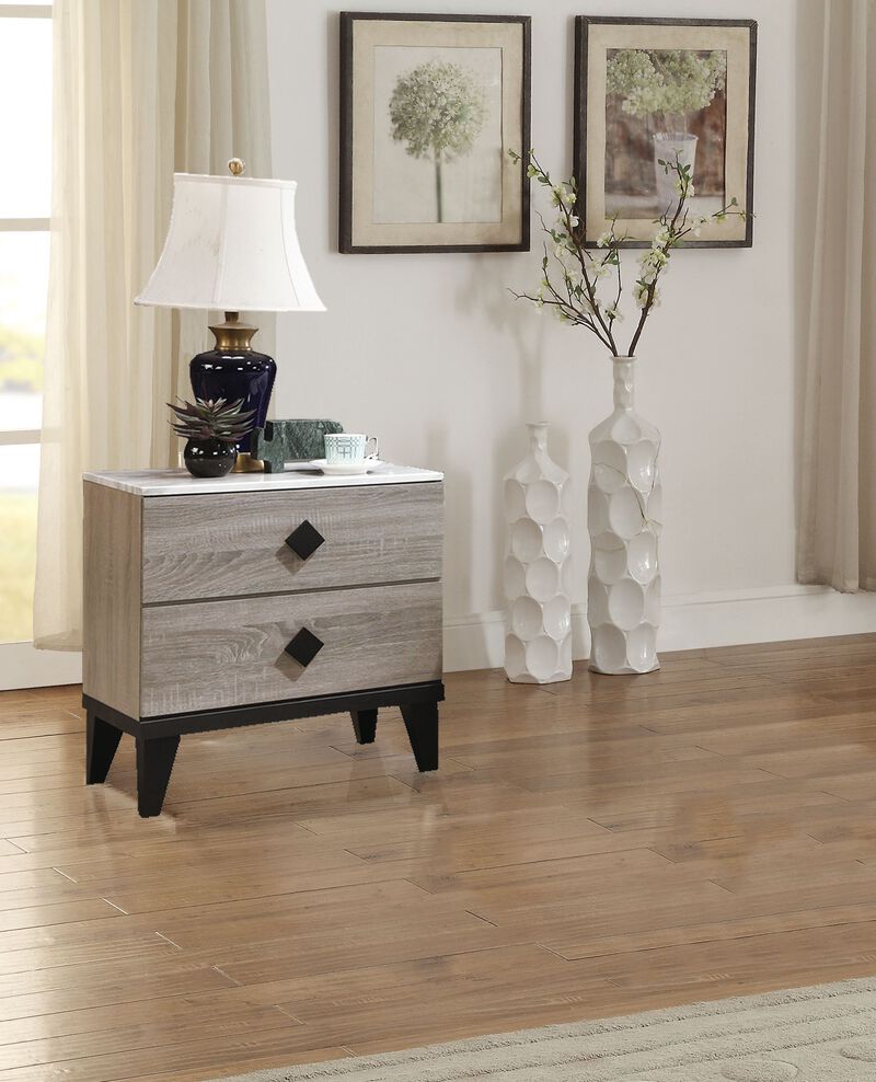 Streamdale Nightstand In Cream Oak (Rustic Accents)