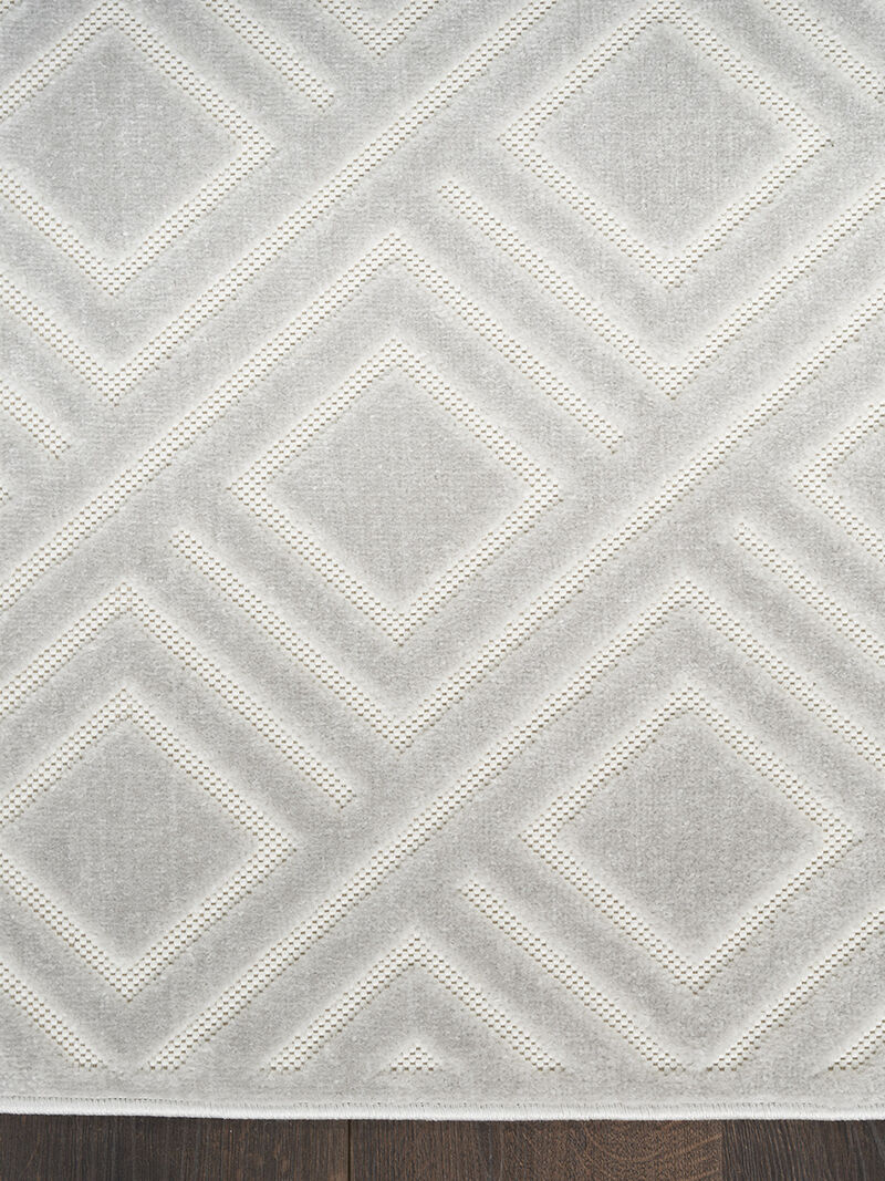 Care Free CAF03 Light Gray 9'2" x 12' Rug
