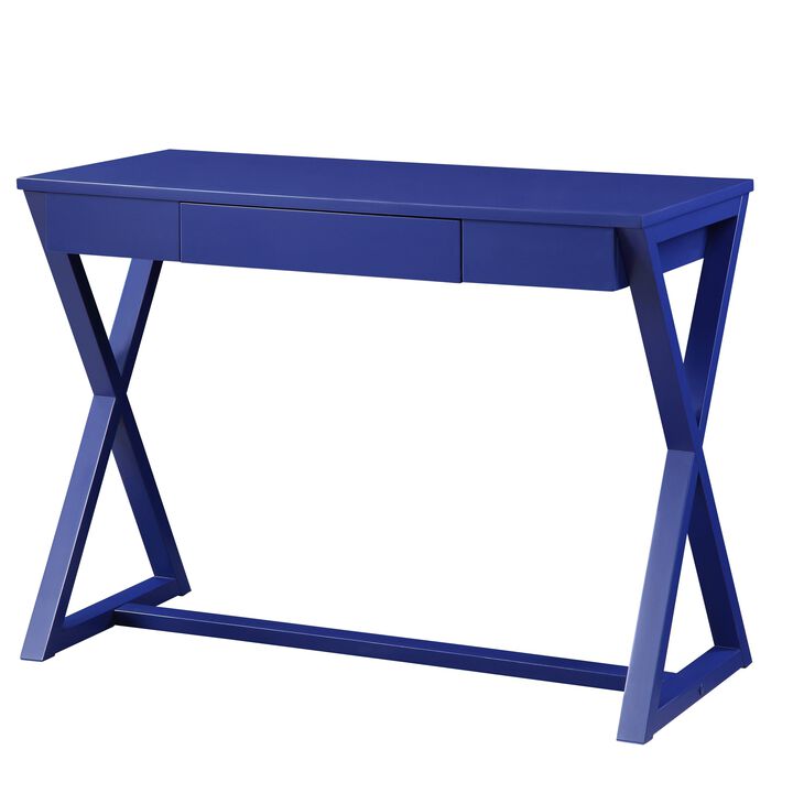 ACME Nalo Writing Desk(Same AC00919), Twilight Blue Finish