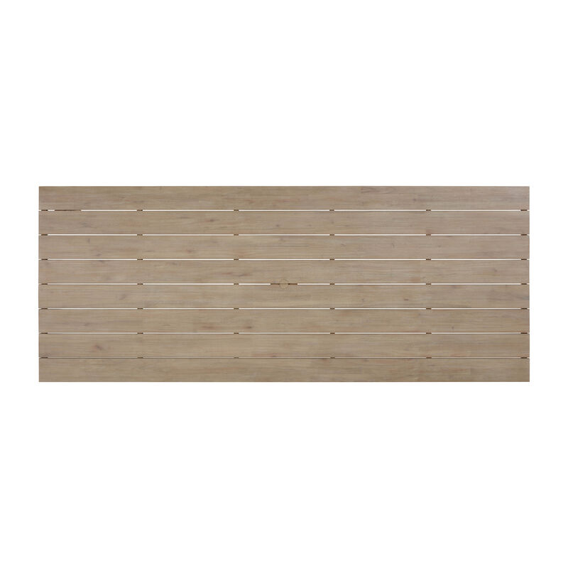 Cassie Natural Outdoor 108" Rectangular Dining Table