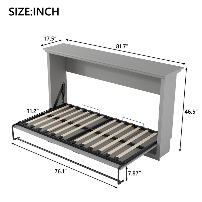 Merax Folding Cabinet Murphy Bed