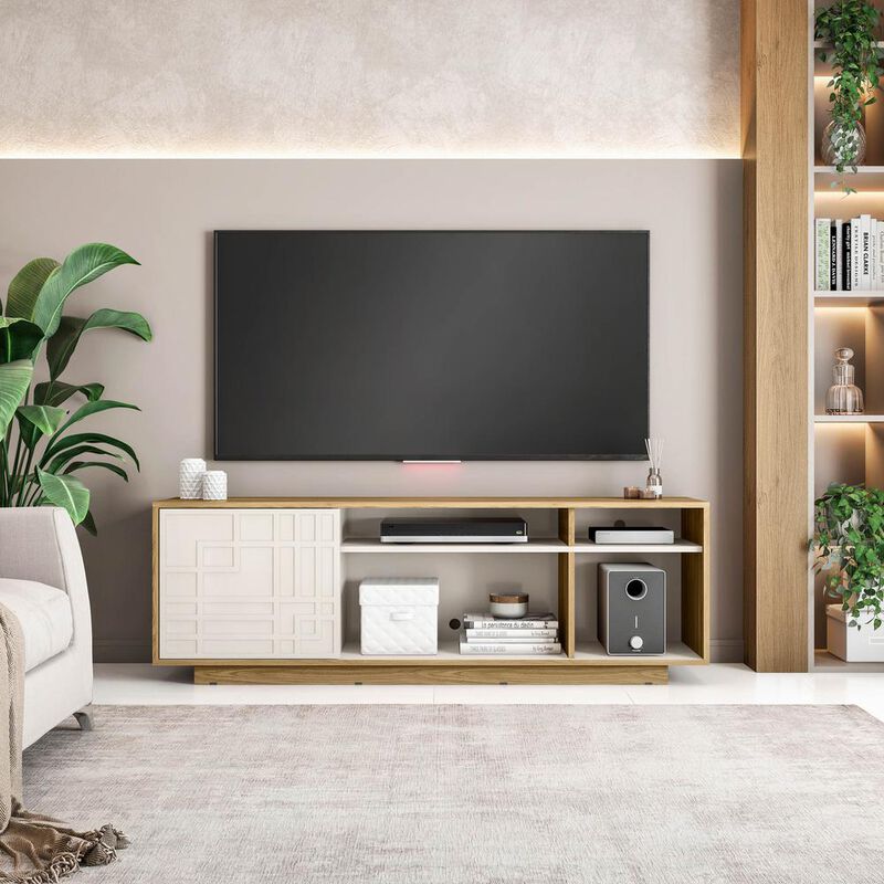 Techni Mobili TV Stand for Screen TVs Up to 70” When Measured Diagonally