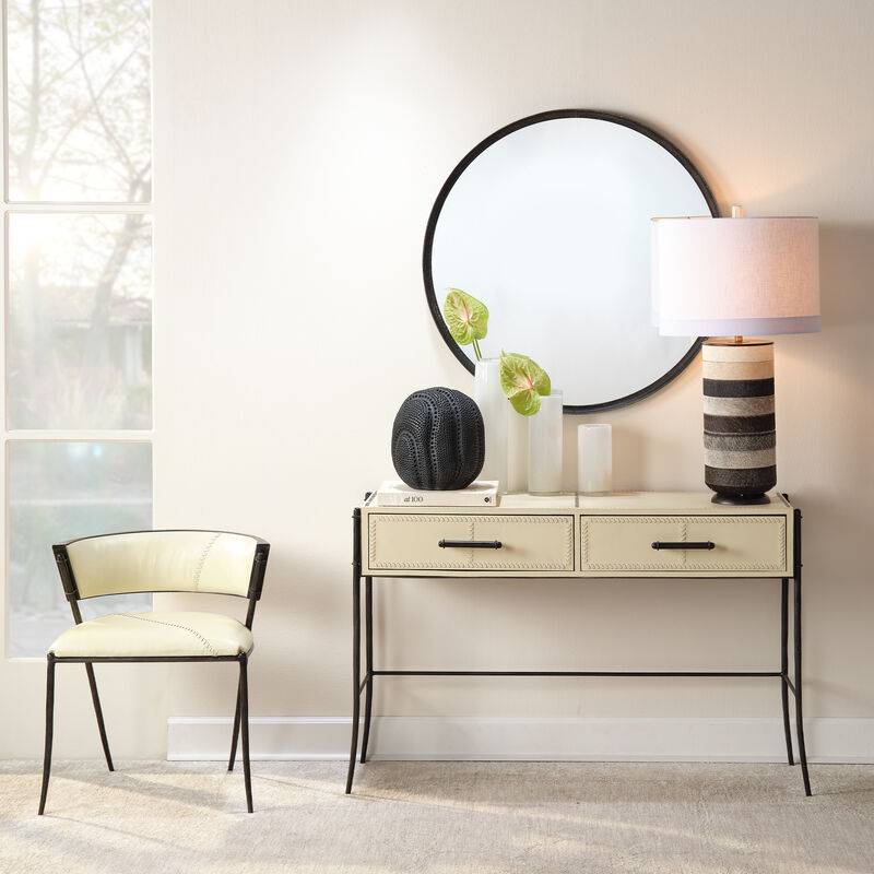 Nevado Leather Console Table