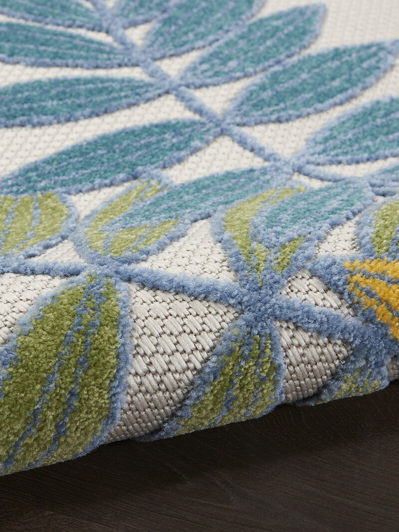 Aloha ALH18 Ivory/Multicolor 9' x 12' Rug