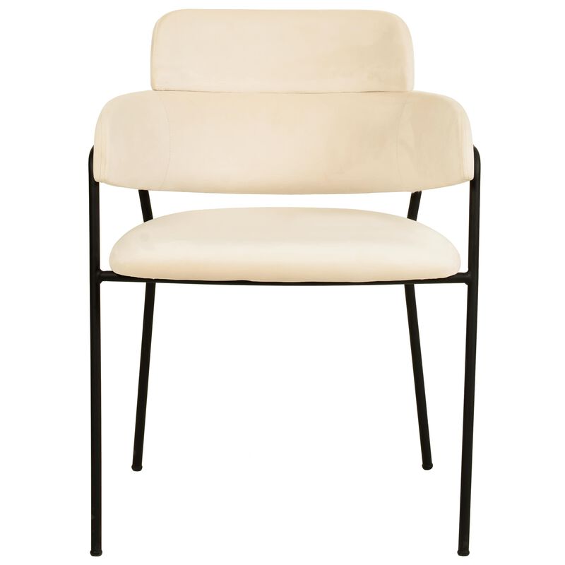 LeisureMod Axis Collection Modern Dining Chair - Set of 2