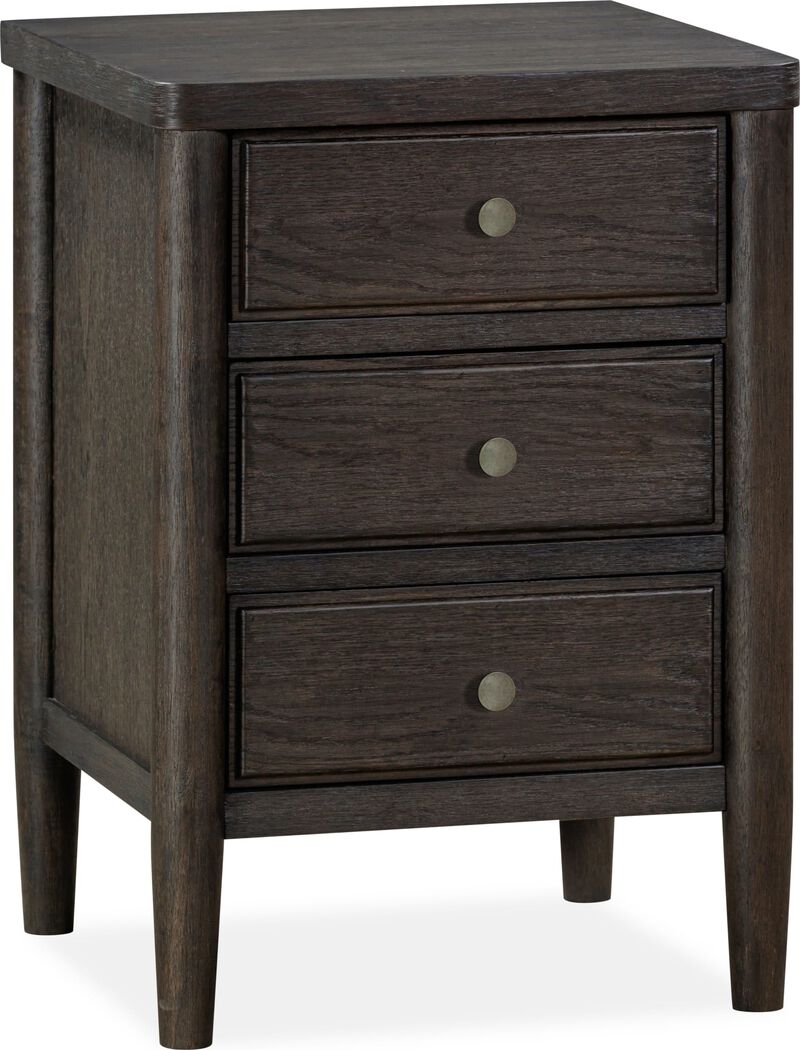 Rockport Three Drawer Small Nightstand
