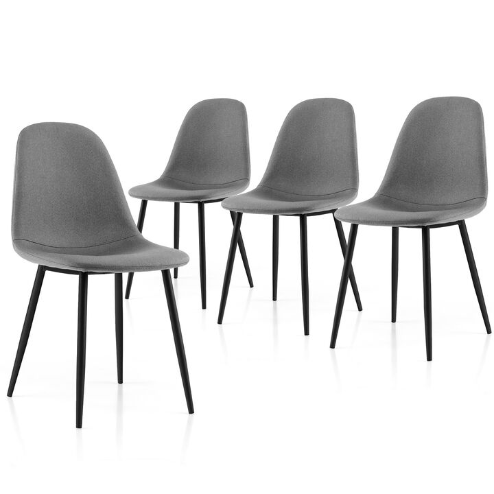 Set of 4 Stylish Dining Chairs for Modern Home and Kitchen