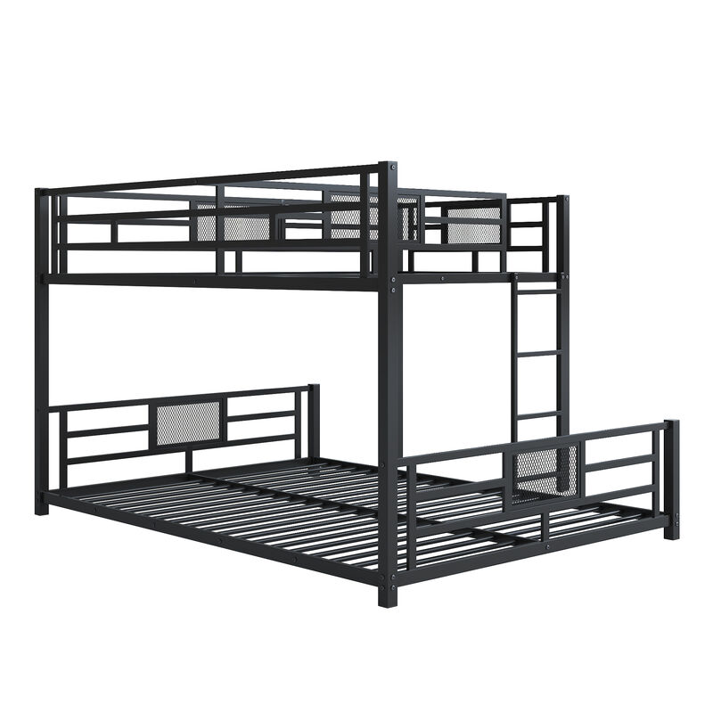 Merax L-shaped Metal Twin over Full Size Bunk Bed