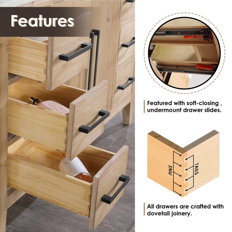 Altair Single Bathroom Cabinet Vanity Base without Top and Sink, no Mirror