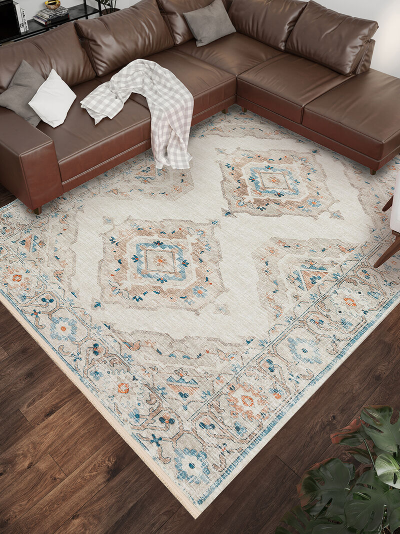 Marbella MB1 Ivory 3' x 5' Rug