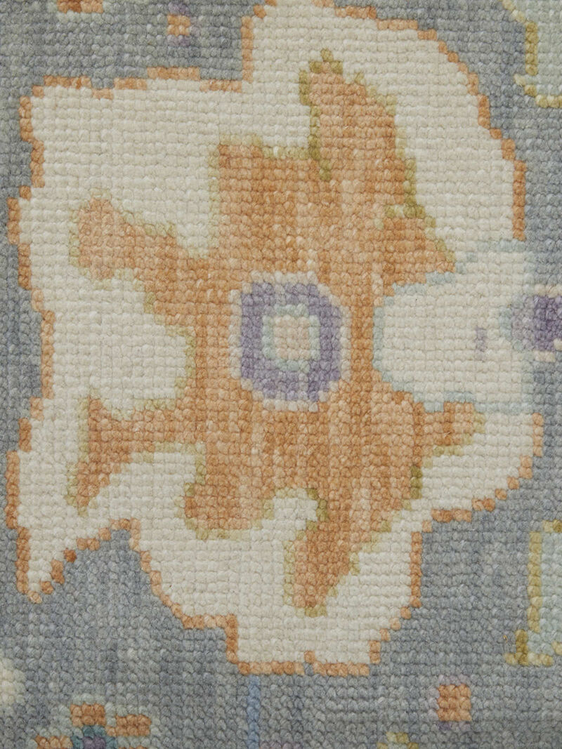 Karina 69G9F 8'6" x 11'6" Ivory/Orange/Blue Rug