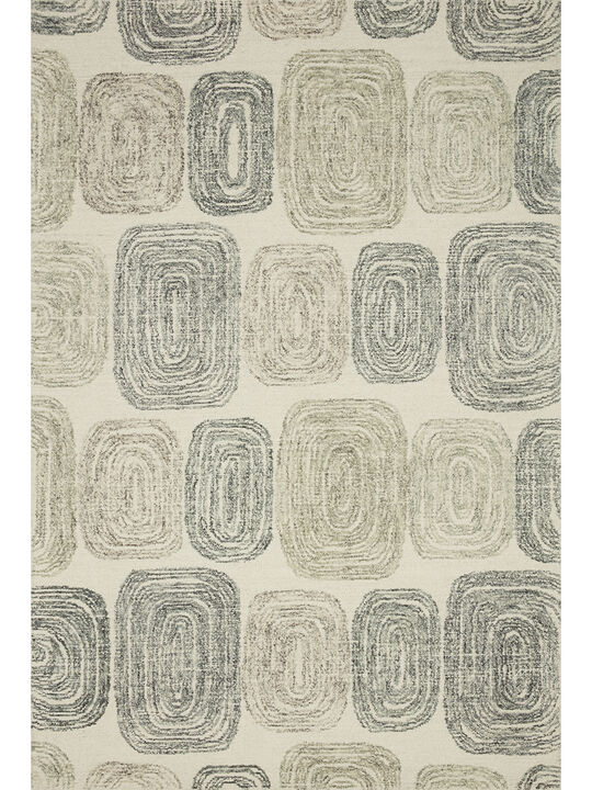 Milo MLO01 Dk. Grey/Neutral 3'6" x 5'6" Rug