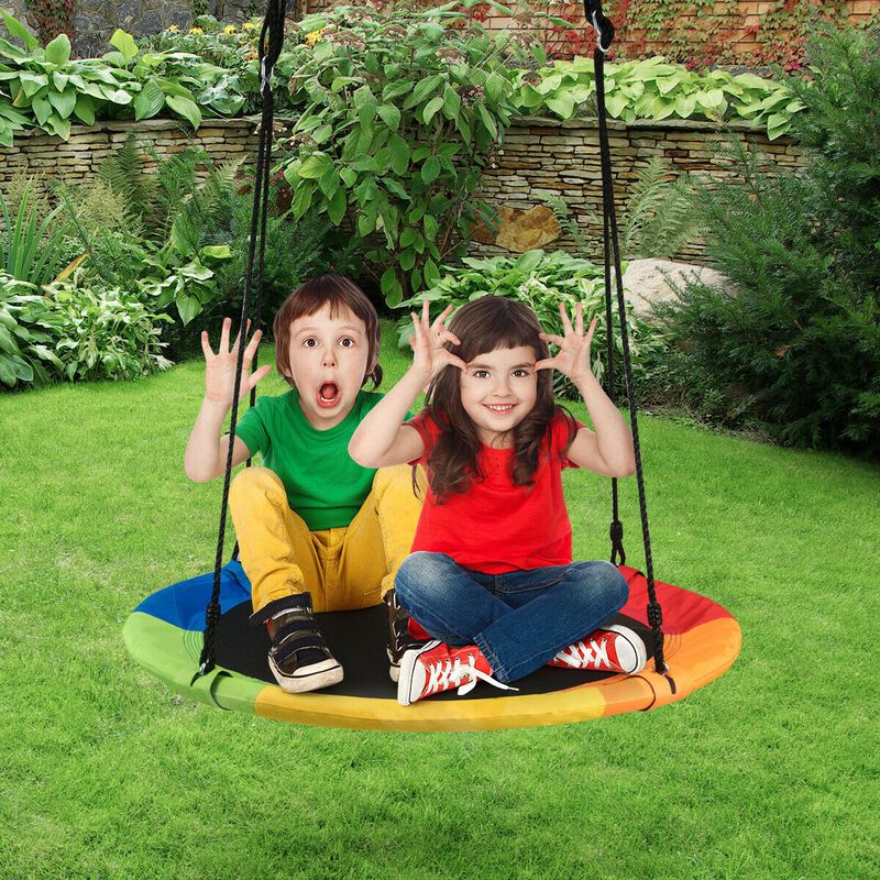 Flying Saucer Tree Swing Outdoor Play for Kids