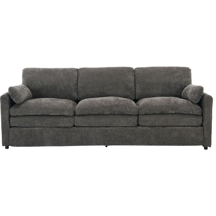 Merax Modern Chenille 3-seater Sofa Couch for Living Room