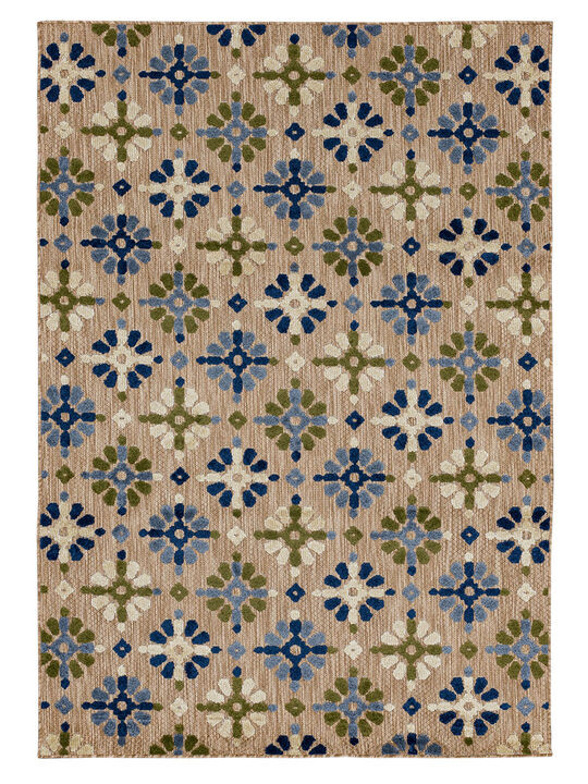 Cabana Cocoa Beach Multi 6' X 9' Rug