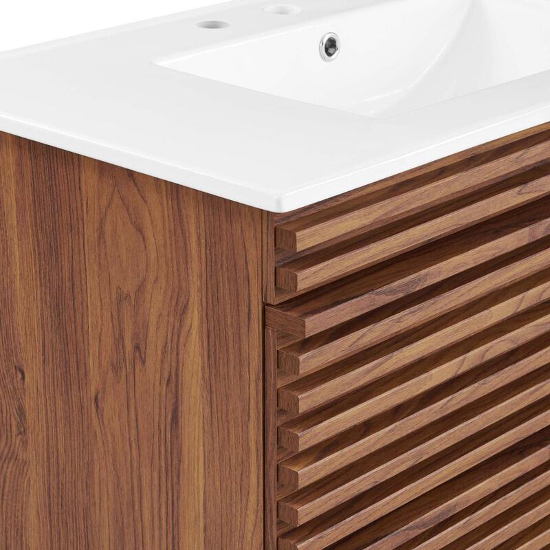 Modway Render 36 Wall-Mount Bathroom Vanity