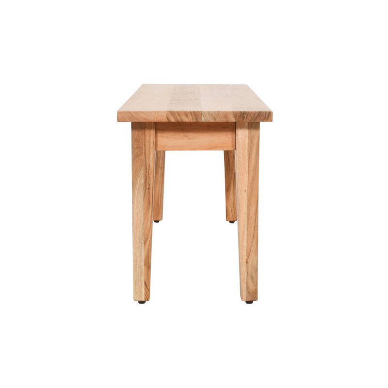 Jofran Colby 42 Traditional Classic Solid Hardwood Bench