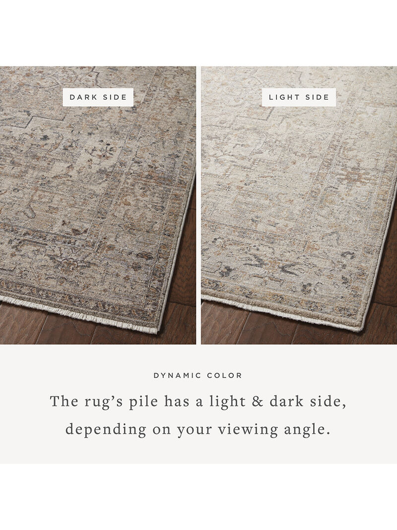 Lyra LYR06 Natural/Gold 4' x 5'7" Rug