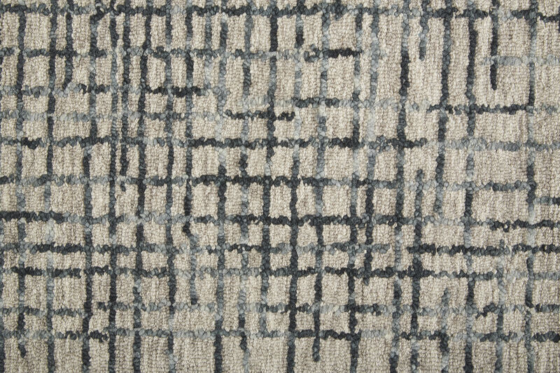 Maddox 8630F Gray/Black/Tan 3'6" x 5'6" Rug