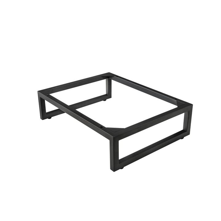 James Martin Vanities Alicante' 24 Stainless Steel Base, Matte Black