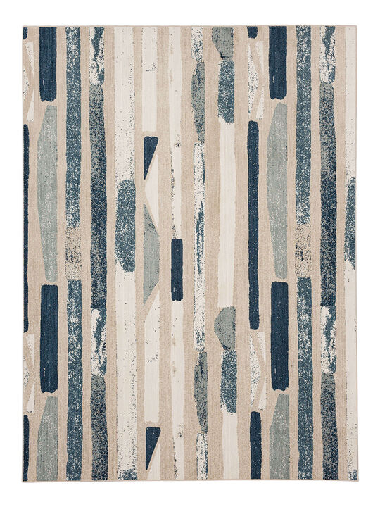 Rendition by Stacy Garcia Home Revelation Majolica Blue 5' 3" X 7' 10" Rug