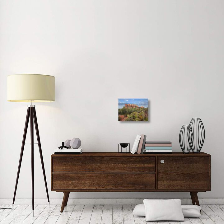 Coffee Pot Rock near Sedona, Arizona-Canvas Art-16x12