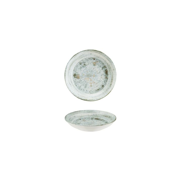 Odette dia.6" h:1.5" 11 oz. Round Decorated Porcelain Bowl (Set of 4)