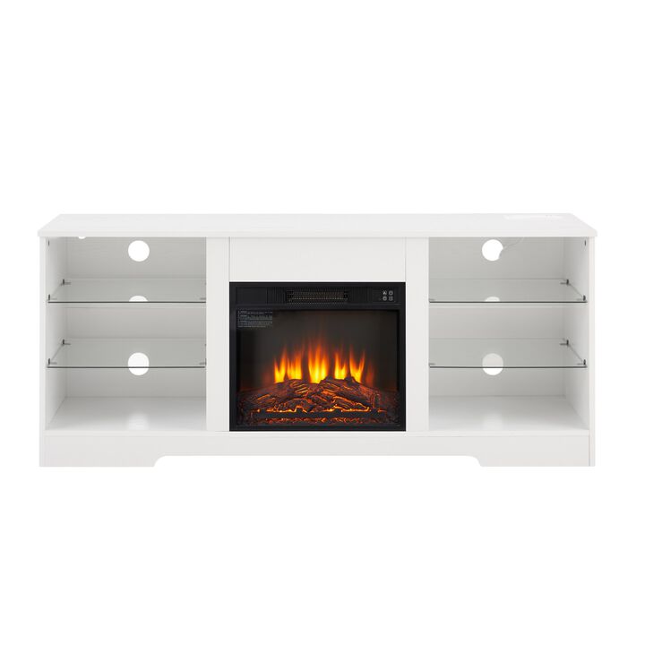 57.87 in. TV Stand Fits TV's up to 62 in. with Cable Management