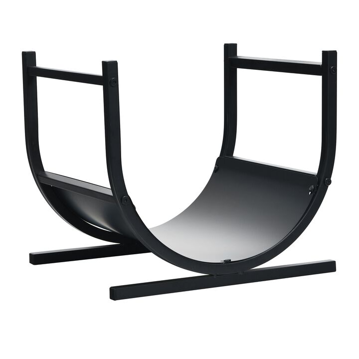 17 Inch U-Shaped Firewood Rack Steel 17 Inch U-Shaped Firewood Rack Steel
