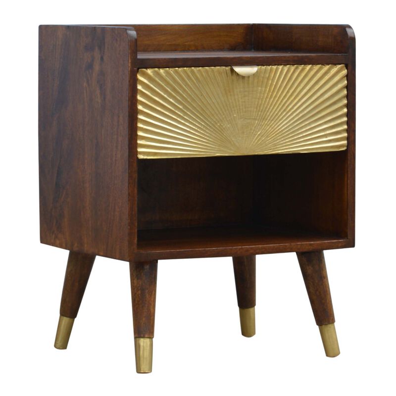 Manila Gold 1 Drawer Nightstand