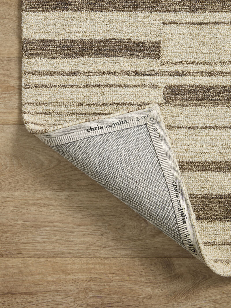 Polly POL04 Beige/Tobacco 3'6" x 5'6" Rug