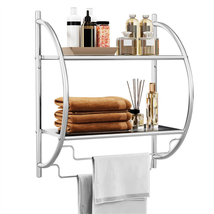 Wall Mounted Bathroom Towel Rack for Storage and Organization Wall Mounted Bathroom Towel Rack for Storage and Organization