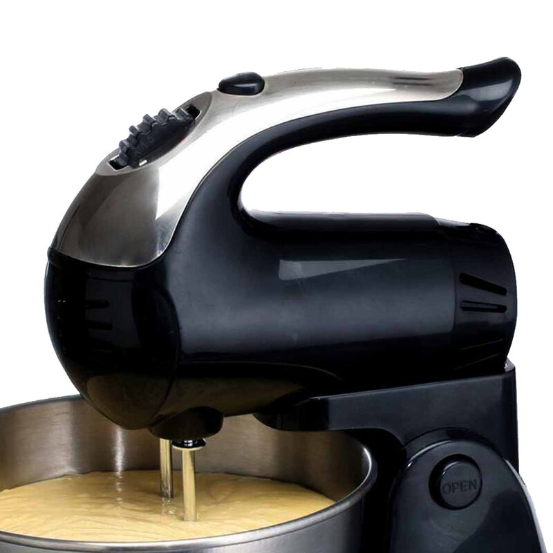 Brentwood 5-Speed Stand Mixer Stainless Steel Bowl 200W Black