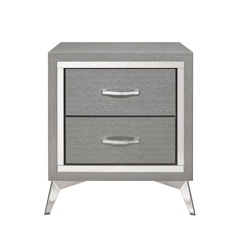 New Classic Furniture Huxley Nightstand-Gray