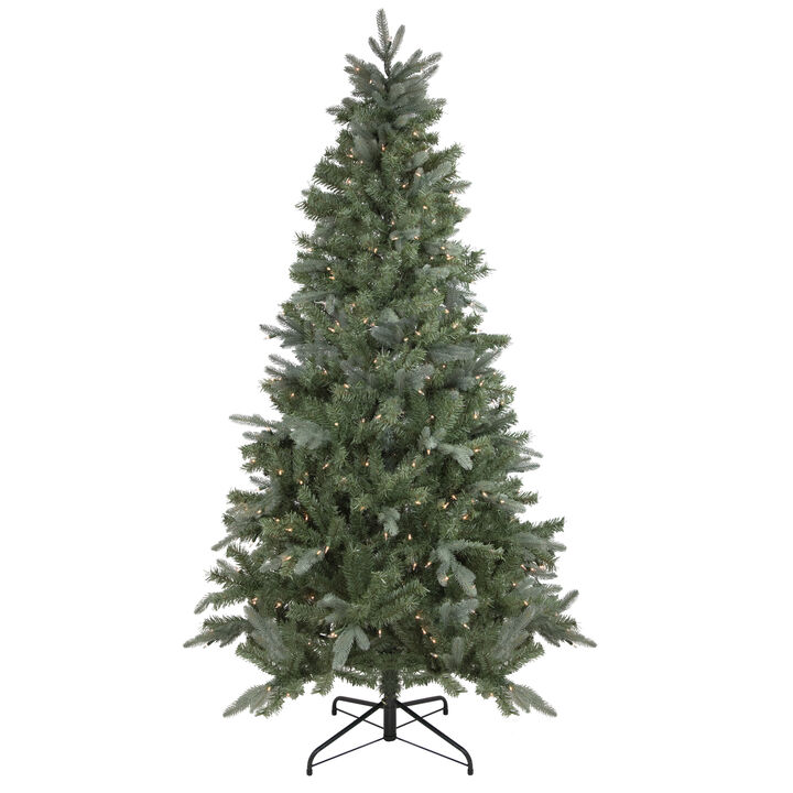 6.5' Pre-Lit Slim Granville Fraser Fir Artificial Christmas Tree  Clear Lights