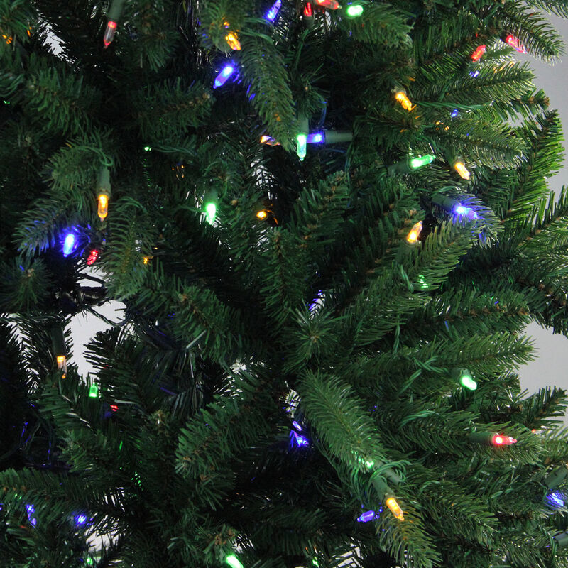 12' Pre-Lit LED Instant Connect Noble Fir Artificial Christmas Tree - Dual Lights