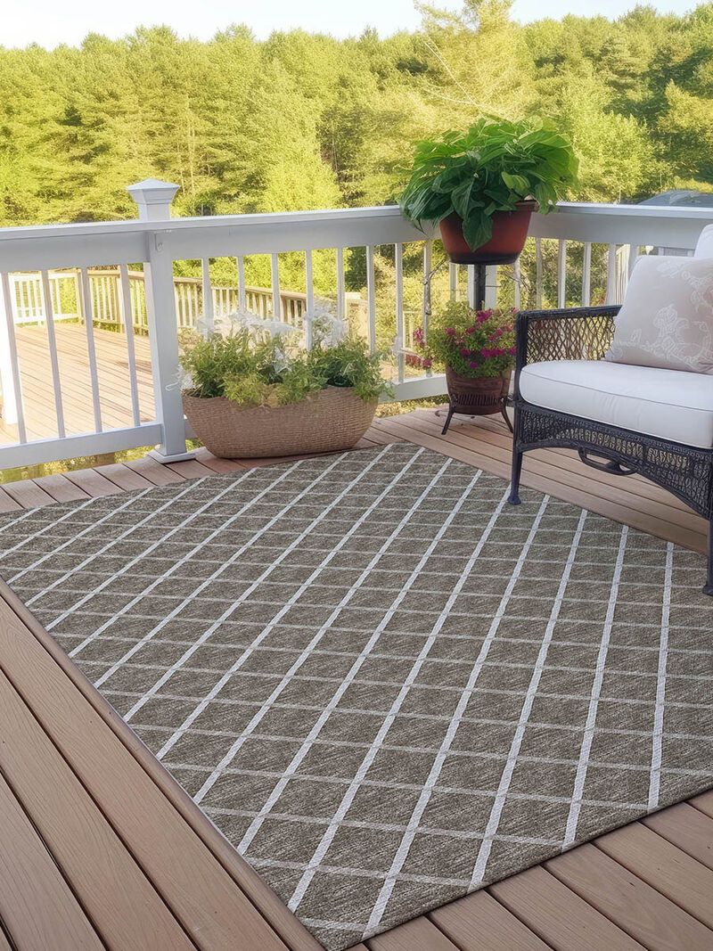 York YO1 Taupe 8' x 10' Rug