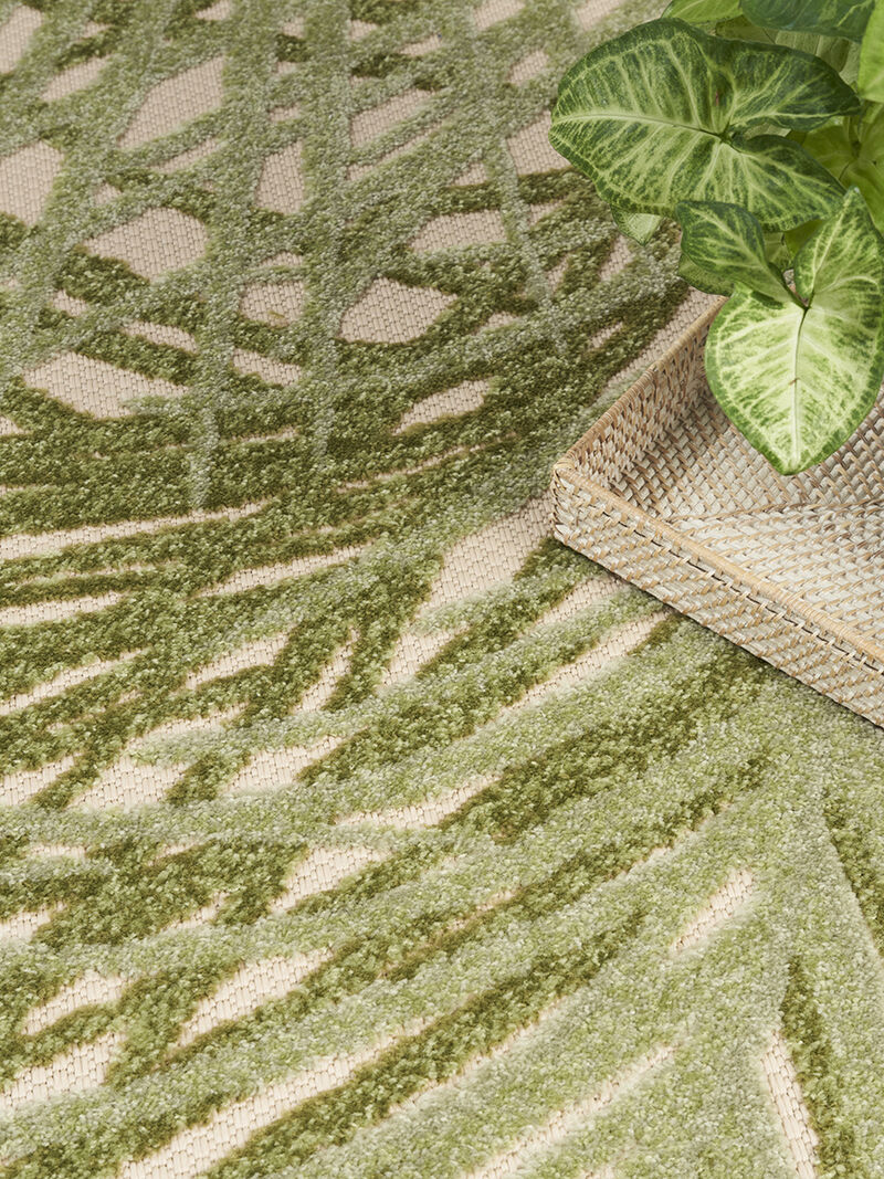 Aloha ALH41 Ivory/Green 9' x 12' Rug