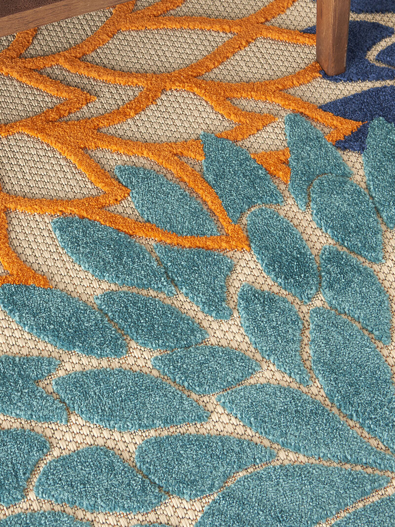 Aloha ALH05 Multicolor 3'6" x 5'6" Rug