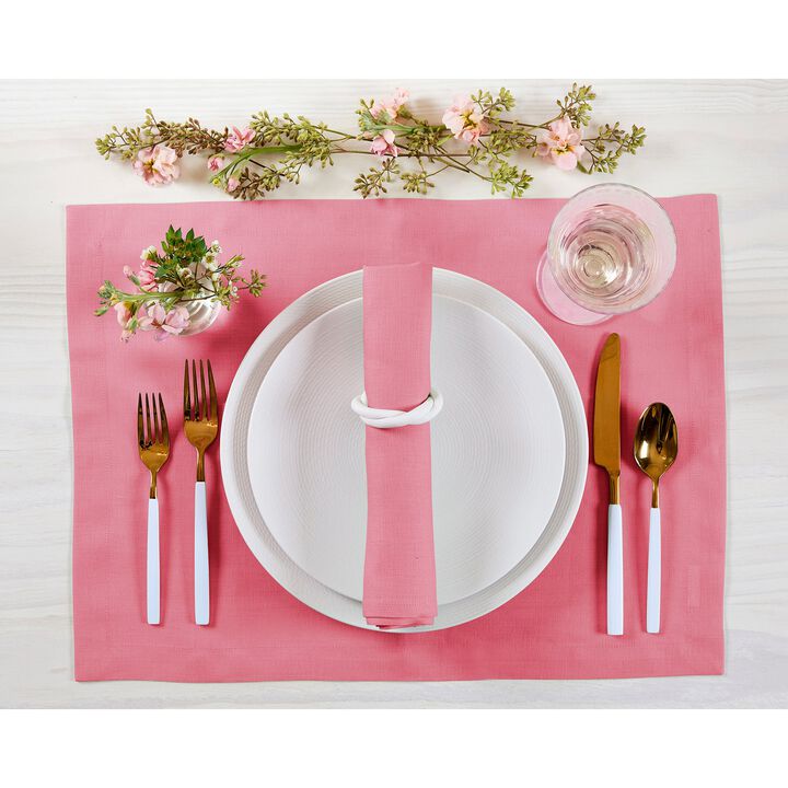 Solino Home 100% Pure Linen Dinner Napkins 20 x 20 Inch Set of 4 | Fete