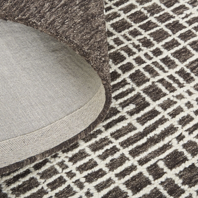 Maddox 8630F Brown/Ivory 3'6" x 5'6" Rug