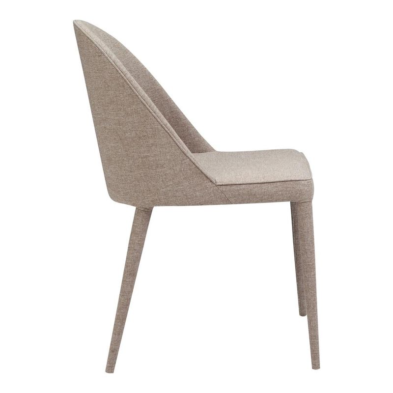 Moe's Home Collection Burton Dining Chair, Beige