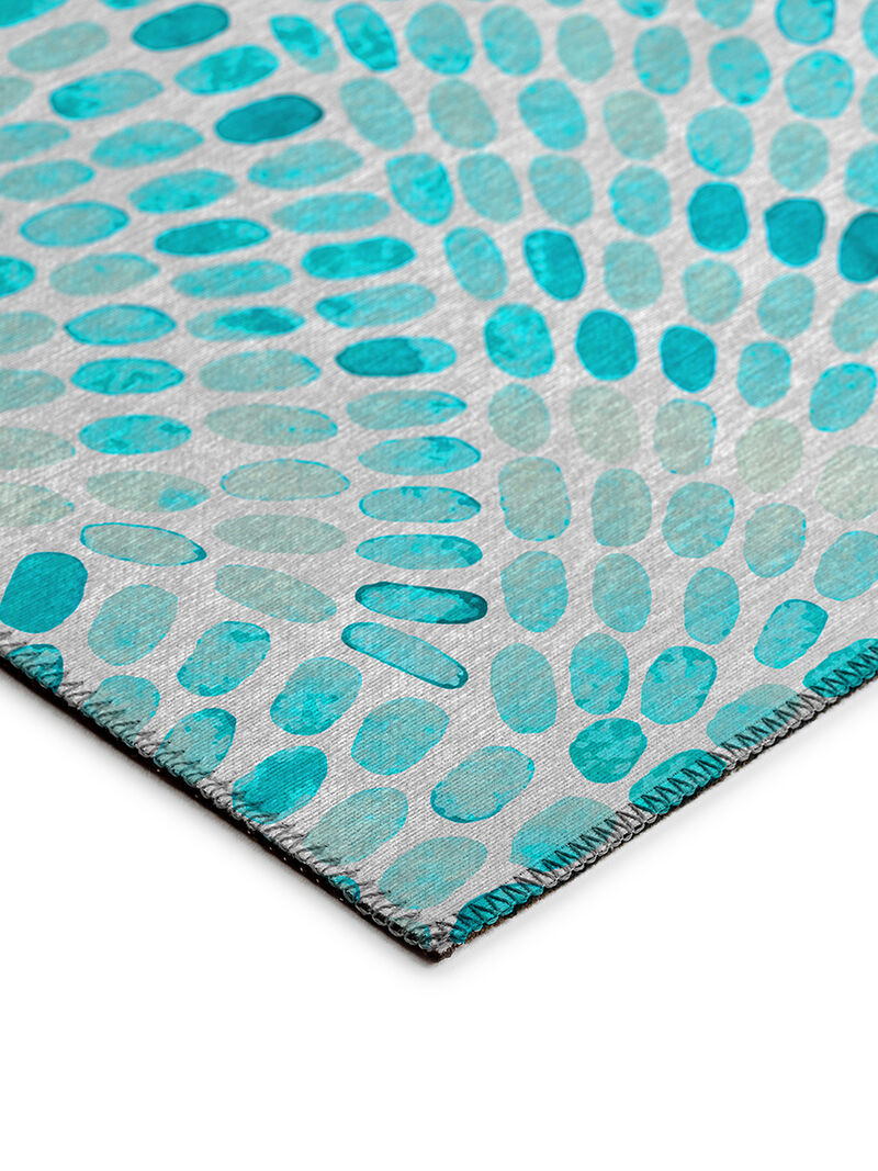 Seabreeze SZ7 Teal 3' x 5' Rug